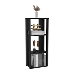 Eco Bookcase Black MDF
