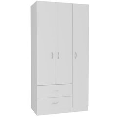 Austral Three Door Armoire White MDF