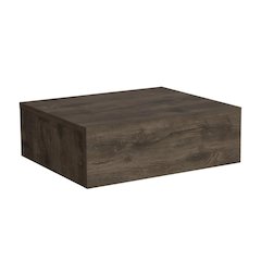 Milano Floating Nightstand Dark Brown MDF