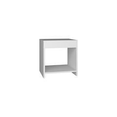 Chroma Nightstand White MDF