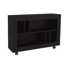 Joge Console Table Cart Black Wengue MDF