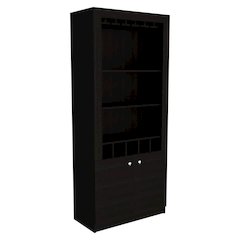 Leto XL Shoe Rack Black MDF