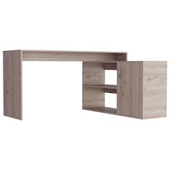 Cala Kitchen Island 46 White / Light Oak MDF