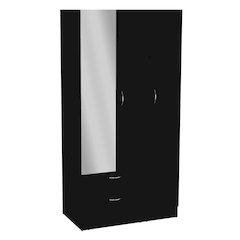 Riverside Armoire Black MDF