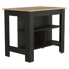 Essential Bar Cabinet Black MDF