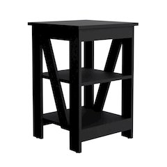 Taylor Side Table Black MDF