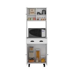 Salen Kitchen Pantry White MDF