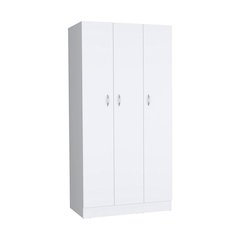 Ohio Armoire Wardrobe White MDF