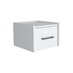 Boa Floating Nightstand White MDF