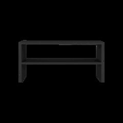Basic Stackable Shoe Rack Black MDF