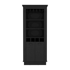 Lafayette Bar Cabinet Black MDF