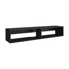Eco Floating 59" Wide Tv Stand Dark Walnut MDF