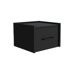 Boa Floating Nightstand Black MDF