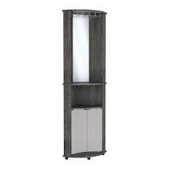 Chicago Corner Bar Cabinet Smokey Oak MDF