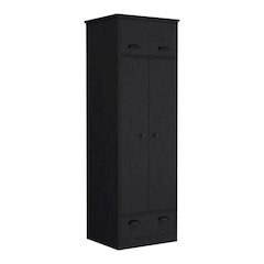 Falkland Armoire Black MDF