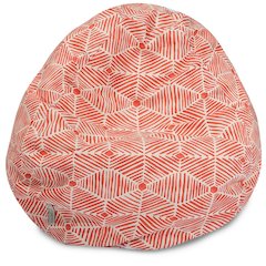 Majestic Home Goods Large Bean Bag Charlie Salmon