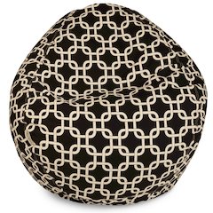 Majestic Home Goods Large Bean Bag Links Black