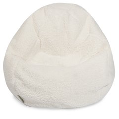Majestic Home Goods Large Bean Bag Solid All Sherpa