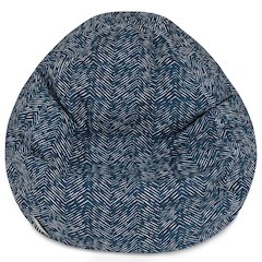 Majestic Home Goods Large Bean Bag South West Navy Blue