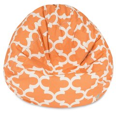 Majestic Home Goods Large Bean Bag Trellis Apache Orange