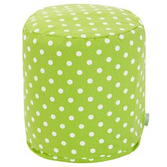 Majestic Home Goods Pouf Polka Dot (Small) Lime