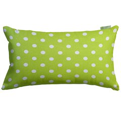 Majestic Home Goods Pillow 12x20 Polka Dot (Small) Lime