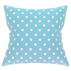 Majestic Home Goods Pillow 20x20 Polka Dot (Small) Aquamarine