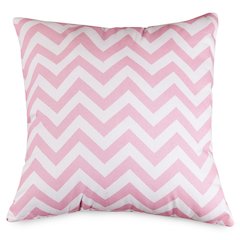 Majestic Home Goods Pillow 20x20 Chevron BabyPink
