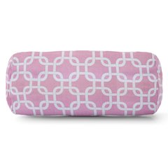 Majestic Home Goods Bolster Pillow Links Soft Pink