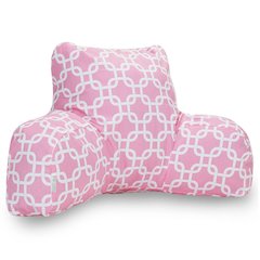 Majestic Home Goods Reading Pillow Links Soft Pink