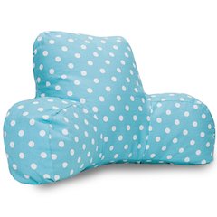 Majestic Home Goods Reading Pillow Polka Dot (Small) Aquamarine