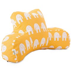 Majestic Home Goods Reading Pillow Ellie Yellow