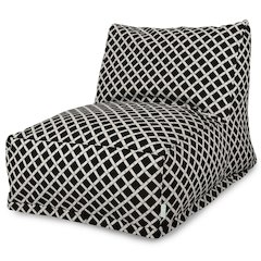 Majestic Home Goods Chair Lounger Bamboo Black
