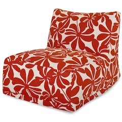 Majestic Home Goods Chair Lounger Plantation Red