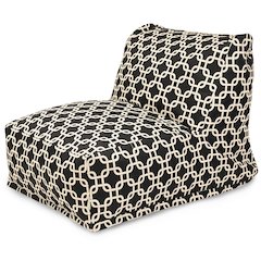 Majestic Home Goods Chair Lounger Links Black