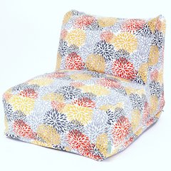 Majestic Home Goods Chair Lounger Blooms Citrus