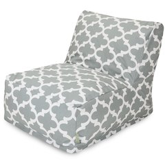 Majestic Home Goods Chair Lounger Trellis Gray
