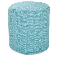 Majestic Home Goods Pouf South West Teal