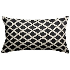 Majestic Home Goods Pillow 12x20 Bamboo Black