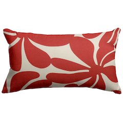 Majestic Home Goods Pillow 12x20 Plantation Red