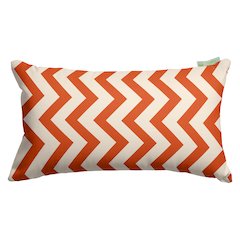 Majestic Home Goods Pillow 12x20 Chevron Burnt Orange