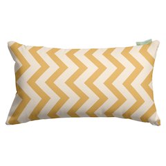 Majestic Home Goods Pillow 12x20 Chevron Yellow