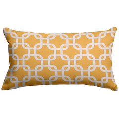 Majestic Home Goods Pillow 12x20 Links Yellow