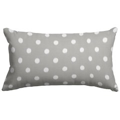 Majestic Home Goods Pillow 12x20 Ikat Dot Gray