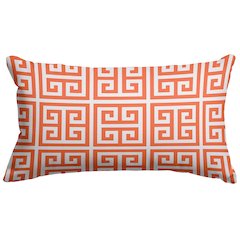 Majestic Home Goods Pillow 12x20 Towers Orange