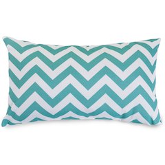 Majestic Home Goods Pillow 12x20 Chevron Teal