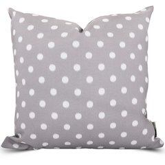 Majestic Home Goods Pillow 20x20 Ikat Dot Gray