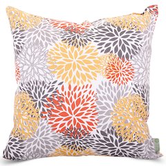 Majestic Home Goods Pillow 20x20 Blooms Citrus
