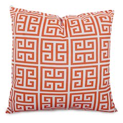 Majestic Home Goods Pillow 20x20 Towers Orange
