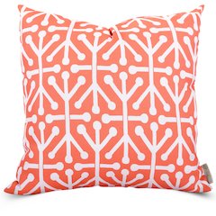 Majestic Home Goods Pillow 20x20 Aruba Orange